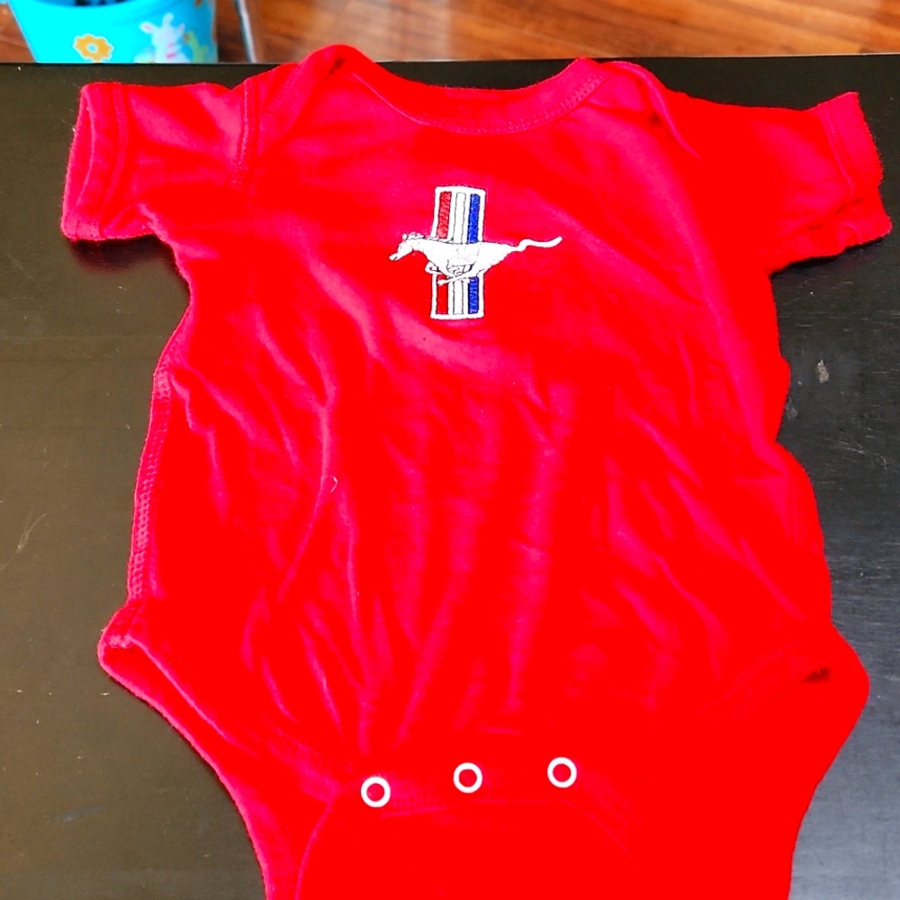 6m embroidered Mustang bodysuit